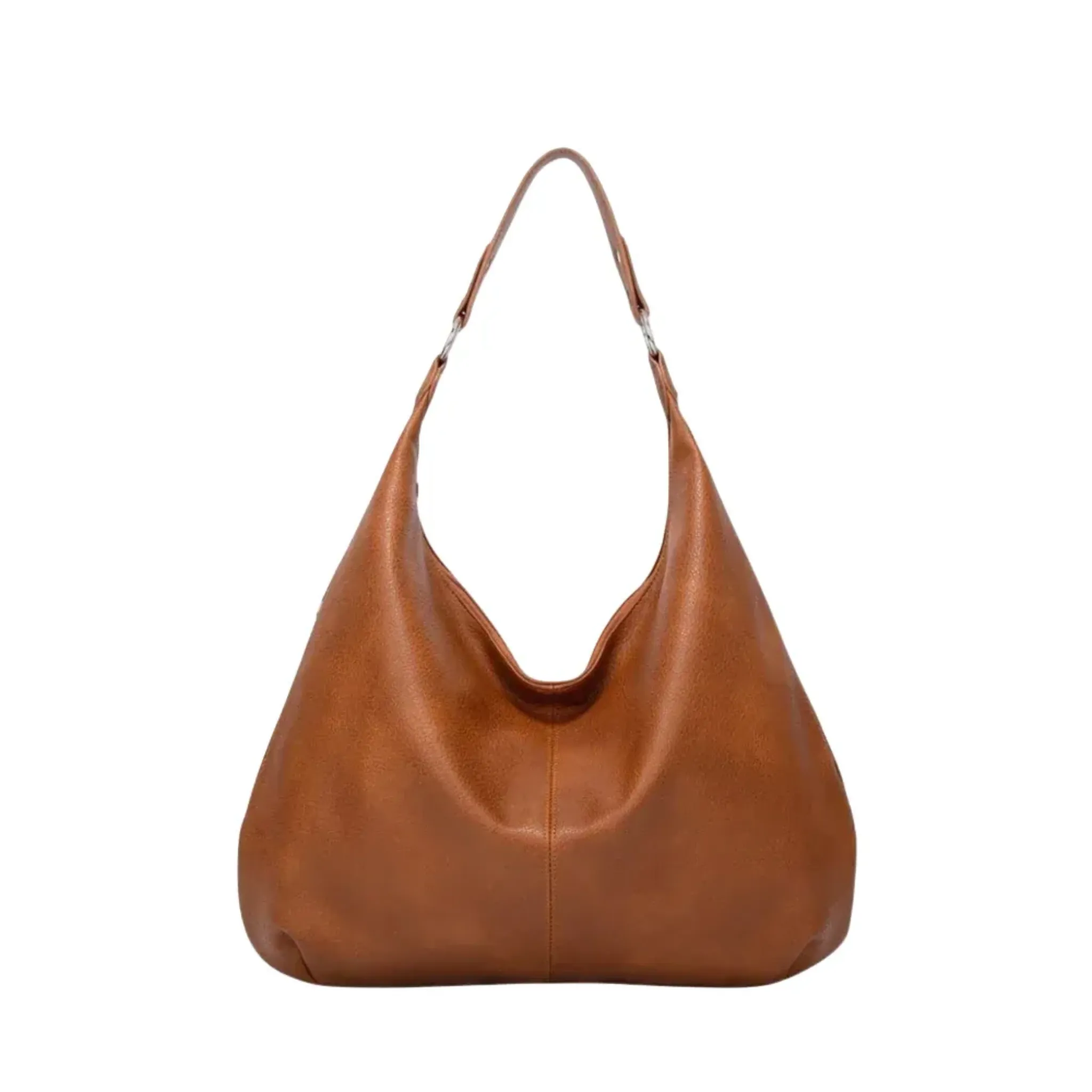 Borsa hobo quotidiana con scomparto spazioso con zip