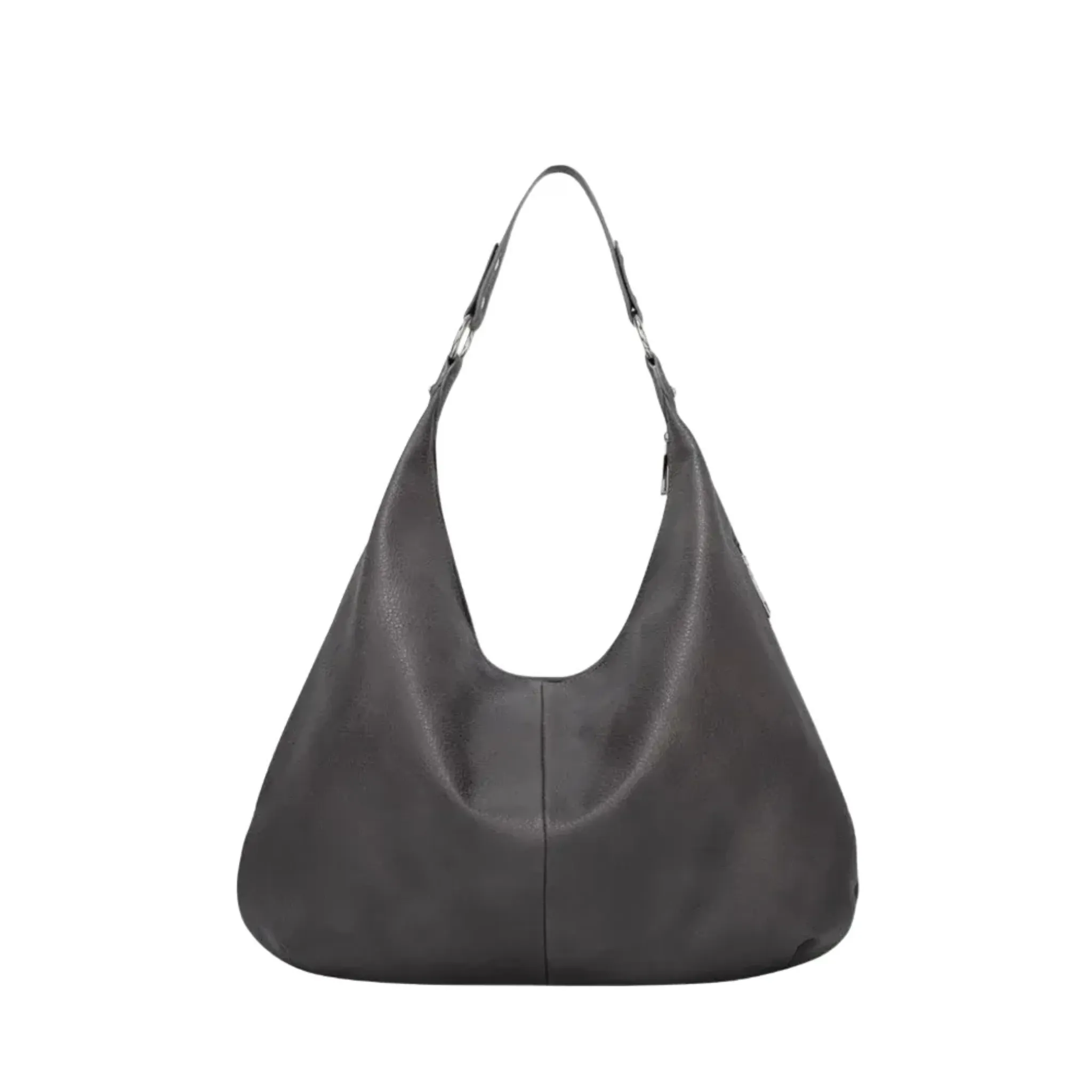 Borsa hobo quotidiana con scomparto spazioso con zip