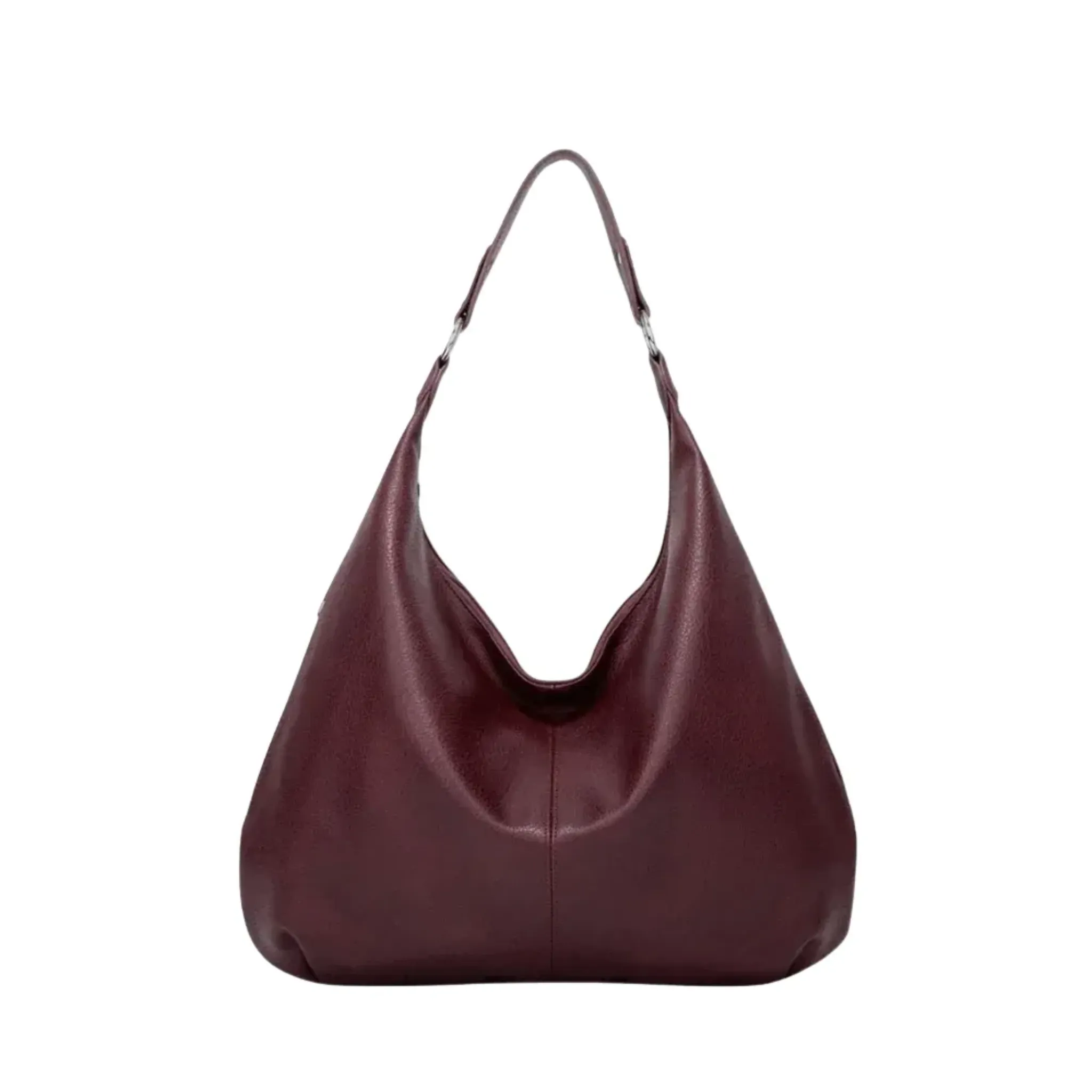 Borsa hobo quotidiana con scomparto spazioso con zip