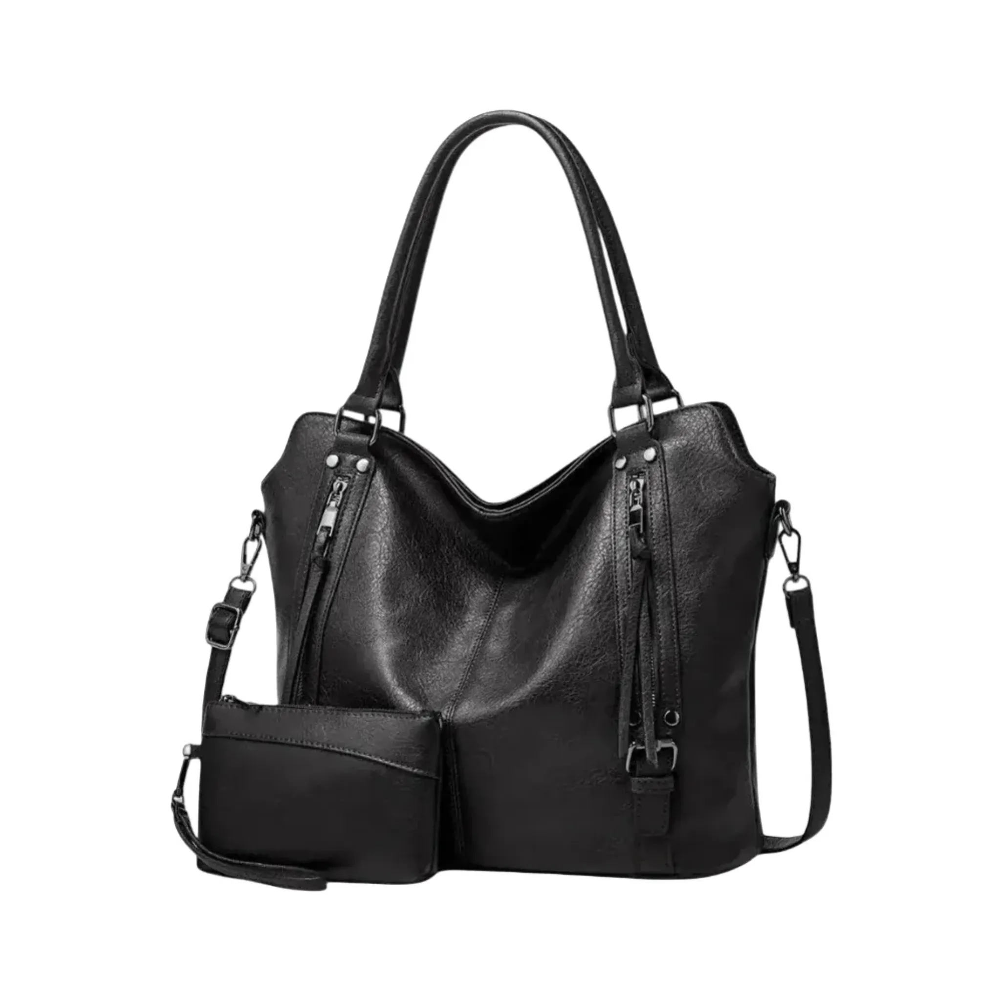 Borsa Tote Quotidiana con Cerniera Frontale