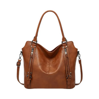 Borsa Tote Quotidiana con Cerniera Frontale