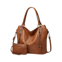 Borsa Tote Quotidiana con Cerniera Frontale