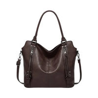 Borsa Tote Quotidiana con Cerniera Frontale