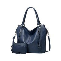 Borsa Tote Quotidiana con Cerniera Frontale