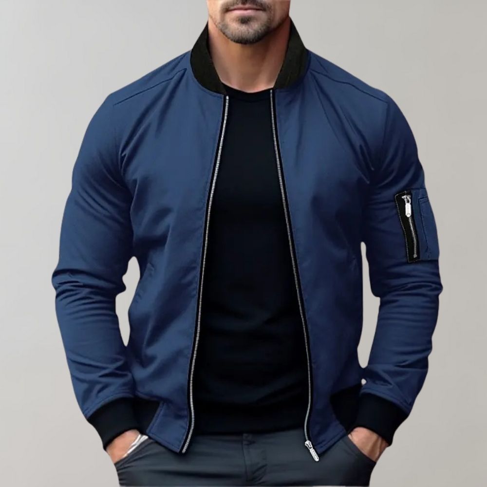 Scopri la nostra collezione di giacca primaverile uomo perfetta per la stagione. Ogni giubbotto blu uomo è progettato per garantire comfort e stile. Trova la tua giacca uomo primavera ideale, versatile e alla moda. Scegli tra un ampio assortimento di giubbotto uomo primavera, creati per accompagnarti in ogni occasione. La nostra giacca uomo primaverile rappresenta la sintesi perfetta tra funzionalità e design. 