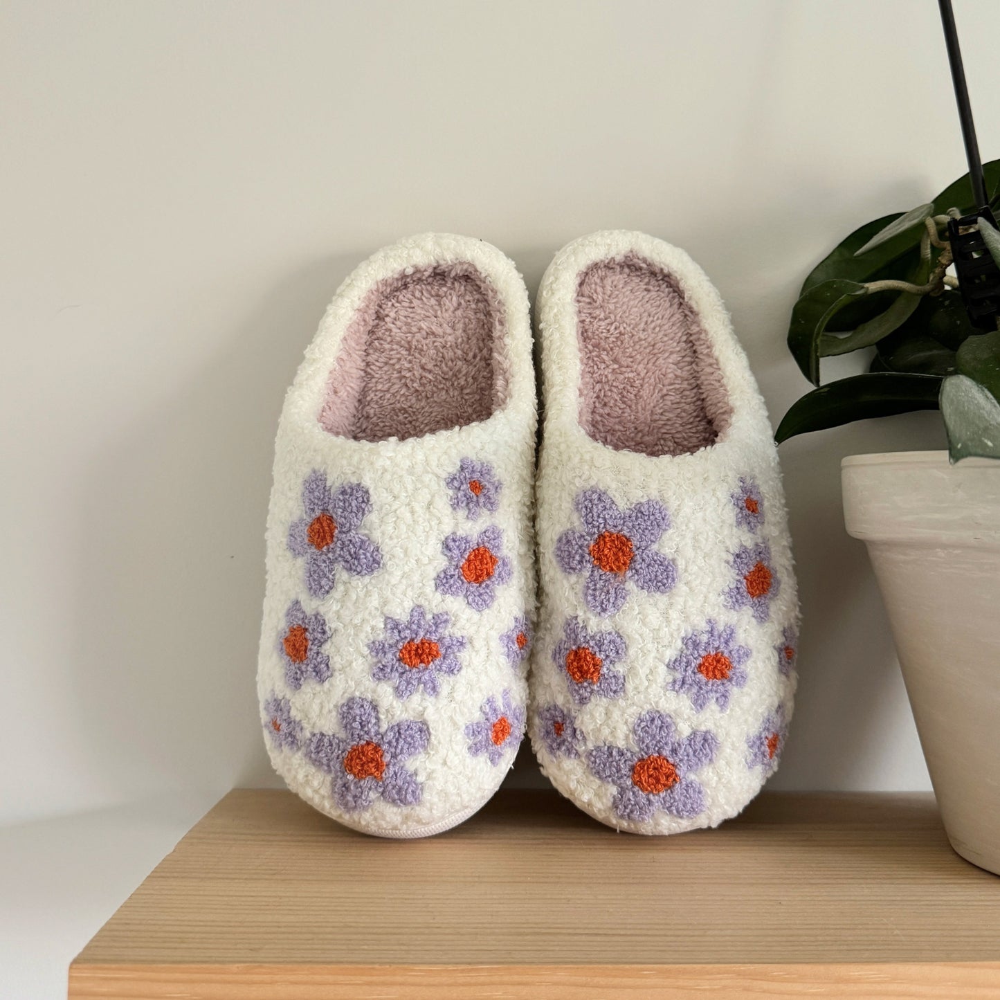 Lila® Pantoufles à Fleurs pour Femmes