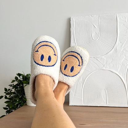 Happy® Chaussons Visage Joyeux