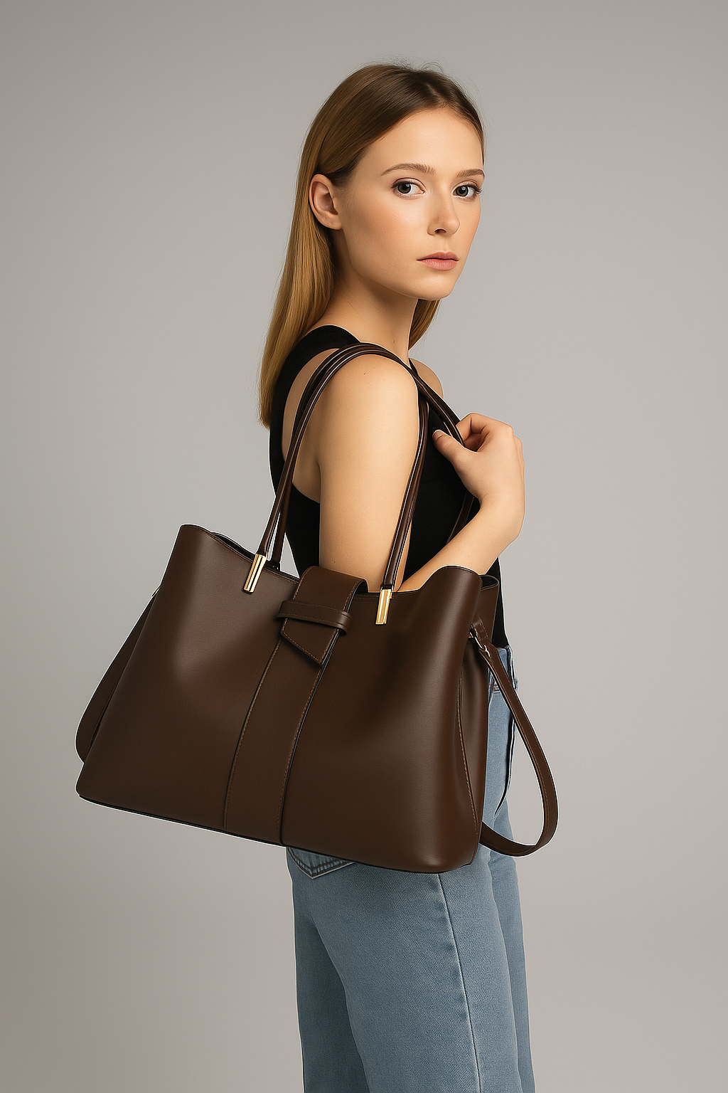 Borsa elegante | Forma strutturata con tracolla staccabile