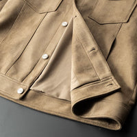 Veste Uomo in Pelle Scamosciata UrbanStyle – Eleganza e Comfort uniti