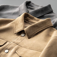 Veste Uomo in Pelle Scamosciata UrbanStyle – Eleganza e Comfort uniti