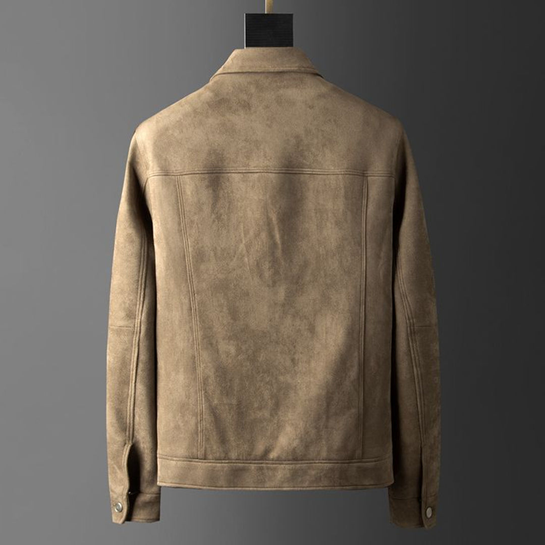 Veste Uomo in Pelle Scamosciata UrbanStyle – Eleganza e Comfort uniti