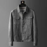 Veste Uomo in Pelle Scamosciata UrbanStyle – Eleganza e Comfort uniti