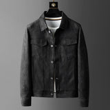 Veste Uomo in Pelle Scamosciata UrbanStyle – Eleganza e Comfort uniti