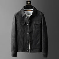 Veste Uomo in Pelle Scamosciata UrbanStyle – Eleganza e Comfort uniti