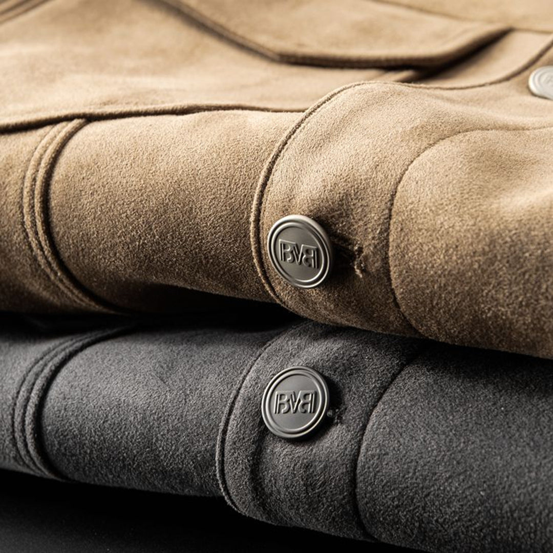 Veste Uomo in Pelle Scamosciata UrbanStyle – Eleganza e Comfort uniti