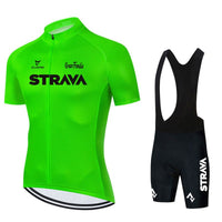 Set Combinato Abbigliamento Ciclismo Uomo con Maglia e Pantaloni Traspiranti