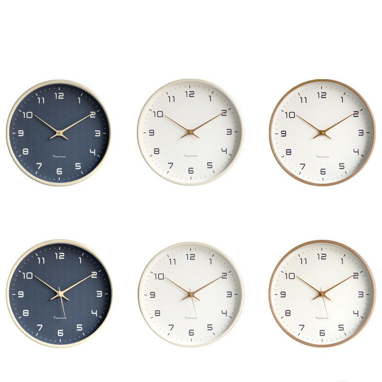 Horloge Murale en Bois Minimaliste Décorative