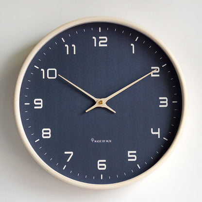 Décoration Murale Minimaliste Horloge en Bois