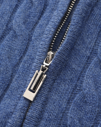 Half Zip in 100% Cashmere