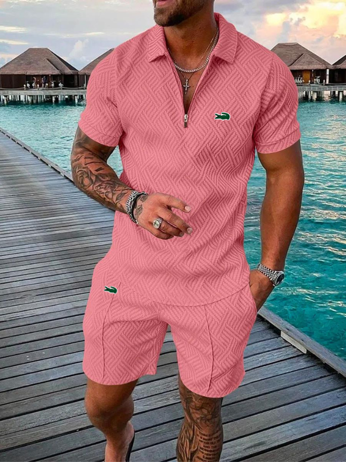 Ꮮаcostе – Completo Estivo Uomo 2024 | Stile Leggero e Comfort per Tutti i Giorni