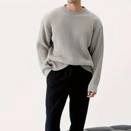 pullover uomo, maglione spesso uomo, maglione oversize, maglia manica lunga uomo, maglione caldo uomo, pullover grigio uomo, maglione casual uomo, pullover uomo grigio oversize, maglia uomo casual grigia, maglione da uomo caldo maniche lunghe, pullover uomo casual oversize, maglione spesso grigio da uomo, maglia calda oversize da uomo casual