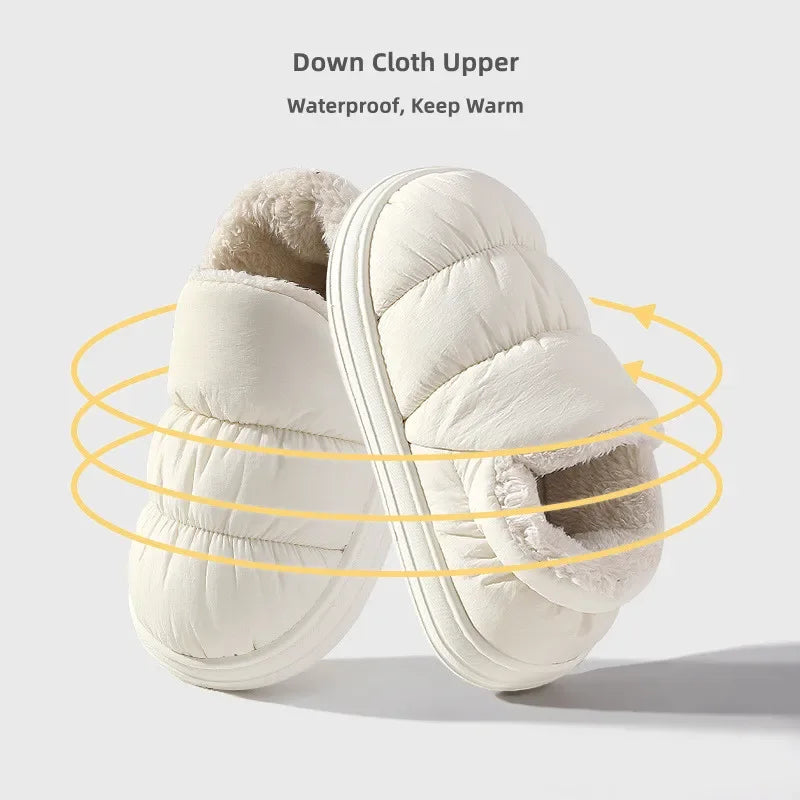 Leona® Chaussons d'Hiver Antidérapants et Imperméables pour Femmes