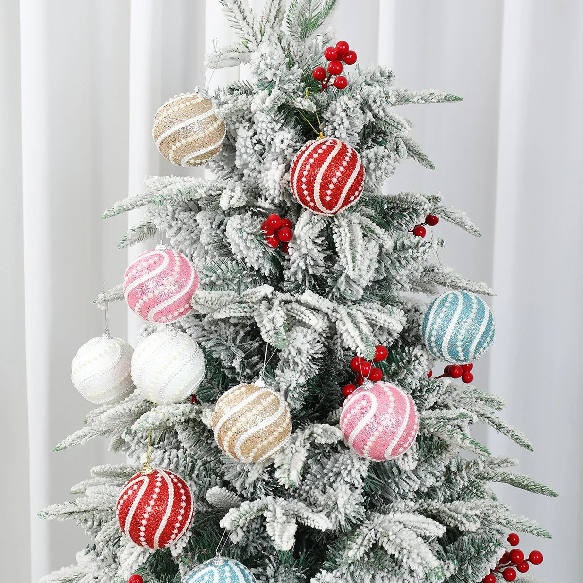 ClassicDecor® Boules de Noël Élégantes pour une Ambiance Festive