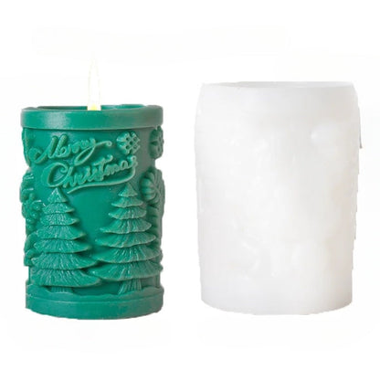 CandleArt® Élégante Forme de Bougies 3D de Noël pour Ambiances Festives