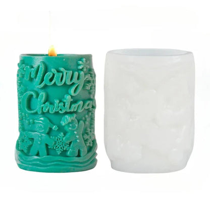 CandleArt® Élégante Forme de Bougies 3D de Noël pour Ambiances Festives