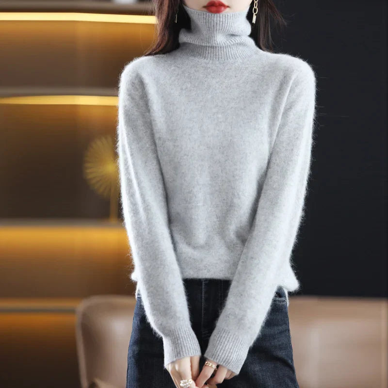 Maglione dolcevita in cashmere