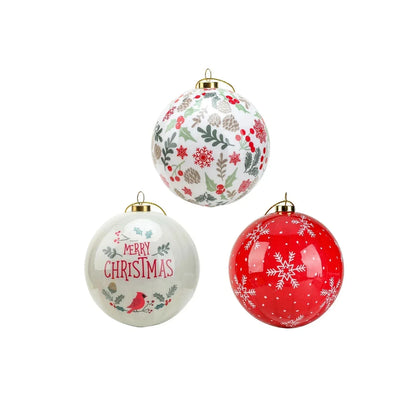 Boules de Noël LunaLuxe® de qualité supérieure pour une décoration festive