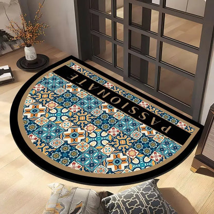 Tapis de Bain Demi-Cercle en Diatomée EcoHome® pour un Climat Intérieur Sain