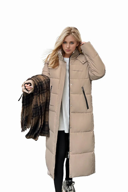 Anissa® Manteau d'Hiver en Duvet pour Femme avec Capuche