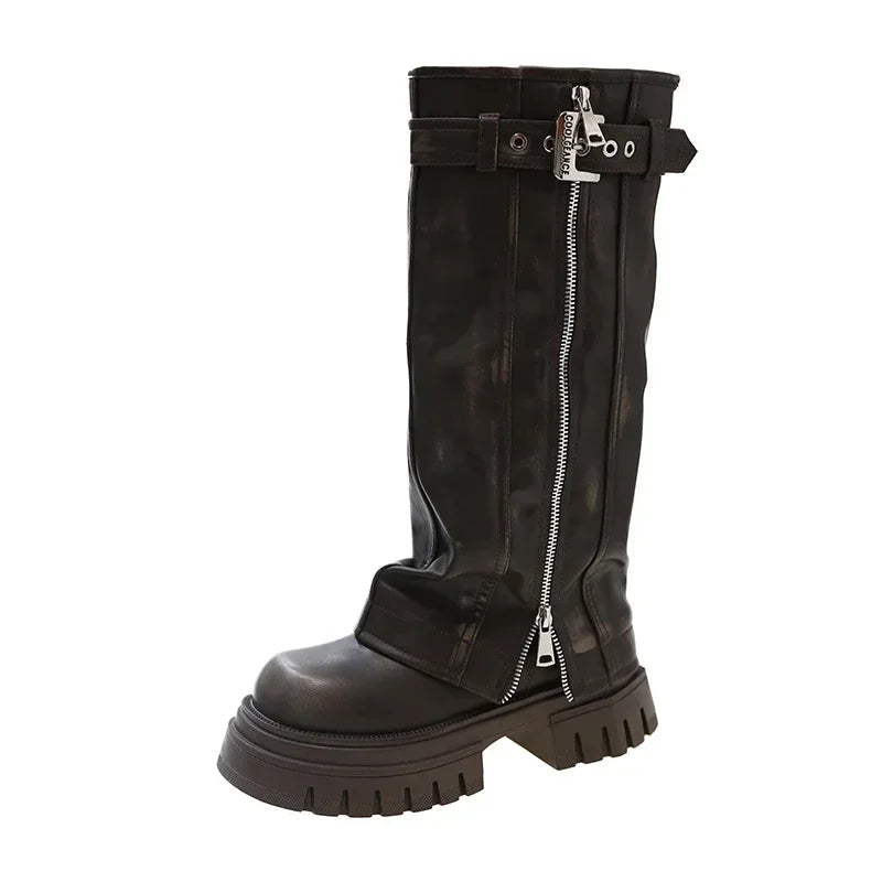 Stivale Biker Chunky