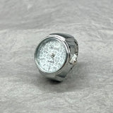 Anello Orologio con Movimento Creativo Moda Accessorio Vintage in Lega Orologio al Quarzo Gioiello Uomo Donna Regalo