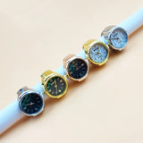 Anello Orologio con Movimento Creativo Moda Accessorio Vintage in Lega Orologio al Quarzo Gioiello Uomo Donna Regalo