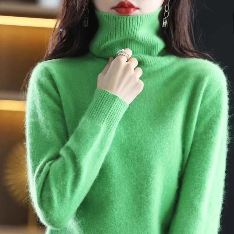 Maglione dolcevita in cashmere