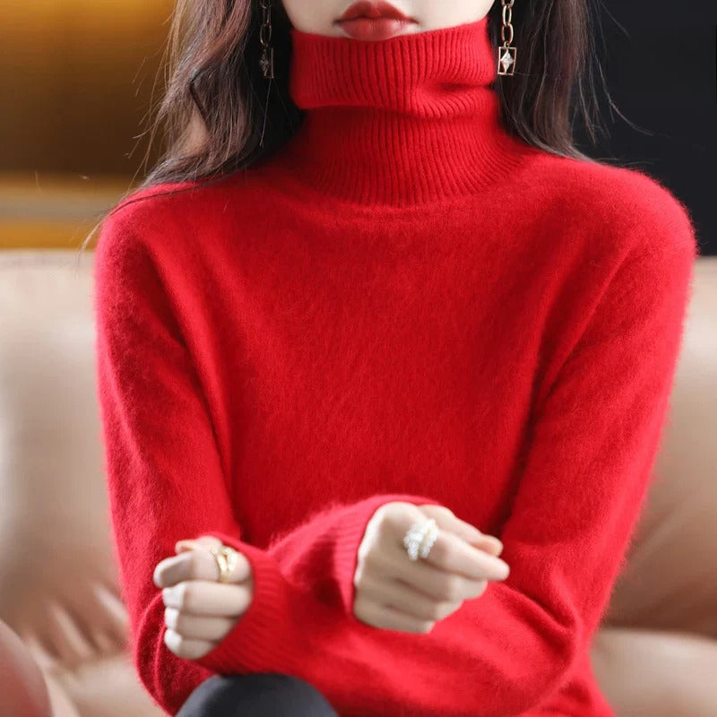 Maglione dolcevita in cashmere
