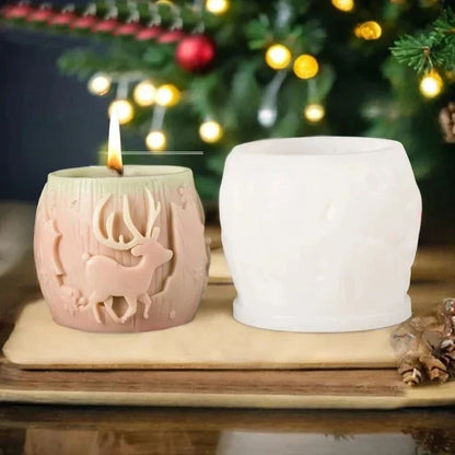 CandleArt® Élégante Forme de Bougies 3D de Noël pour Ambiances Festives