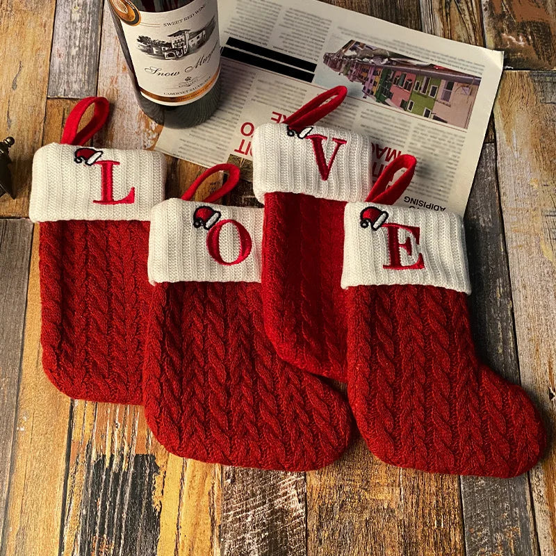 WeihnachtsFest® Chaussettes Décoratives Personnalisables pour une Individualité Festive