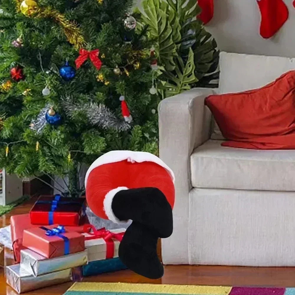 SantaBeine® Décoration de Noël Joyeuse avec Jambes de Père Noël