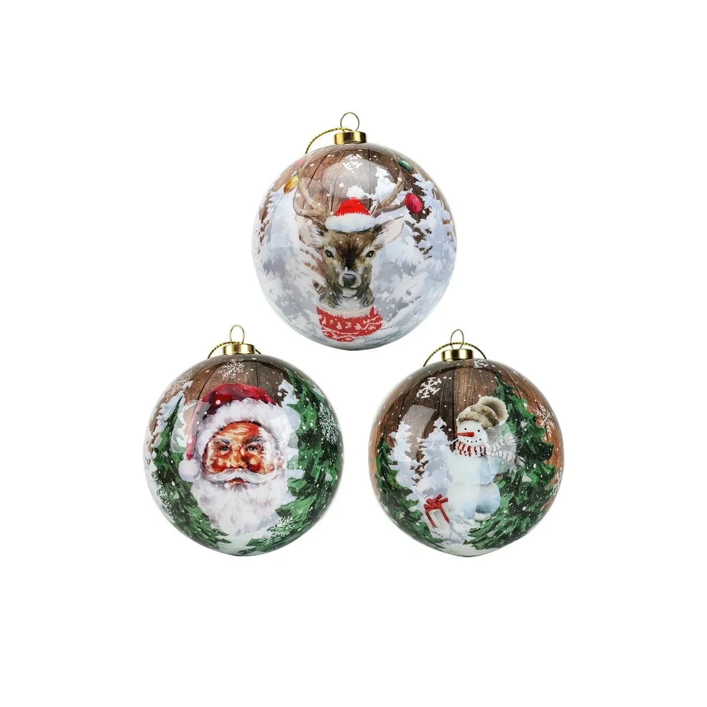 Boules de Noël LunaLuxe® de qualité supérieure pour une décoration festive