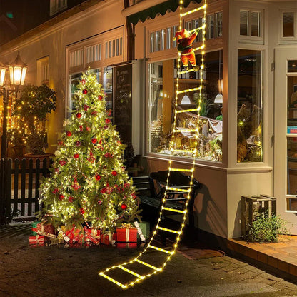 GlanzLichter® Éclairages d'Échelle de Noël - Charme Festif pour Votre Maison