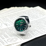 Anello Orologio con Movimento Creativo Moda Accessorio Vintage in Lega Orologio al Quarzo Gioiello Uomo Donna Regalo