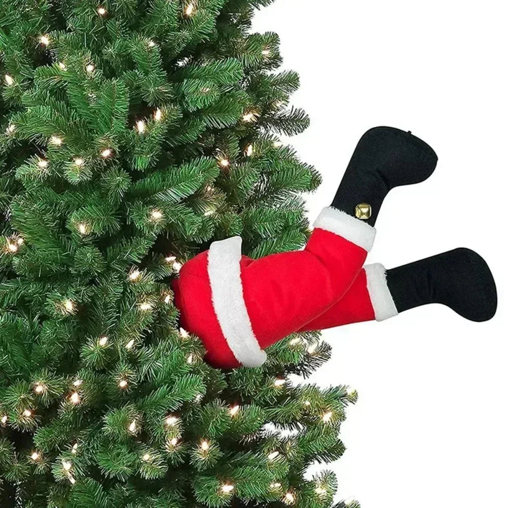 SantaBeine® Décoration de Noël Joyeuse avec Jambes de Père Noël