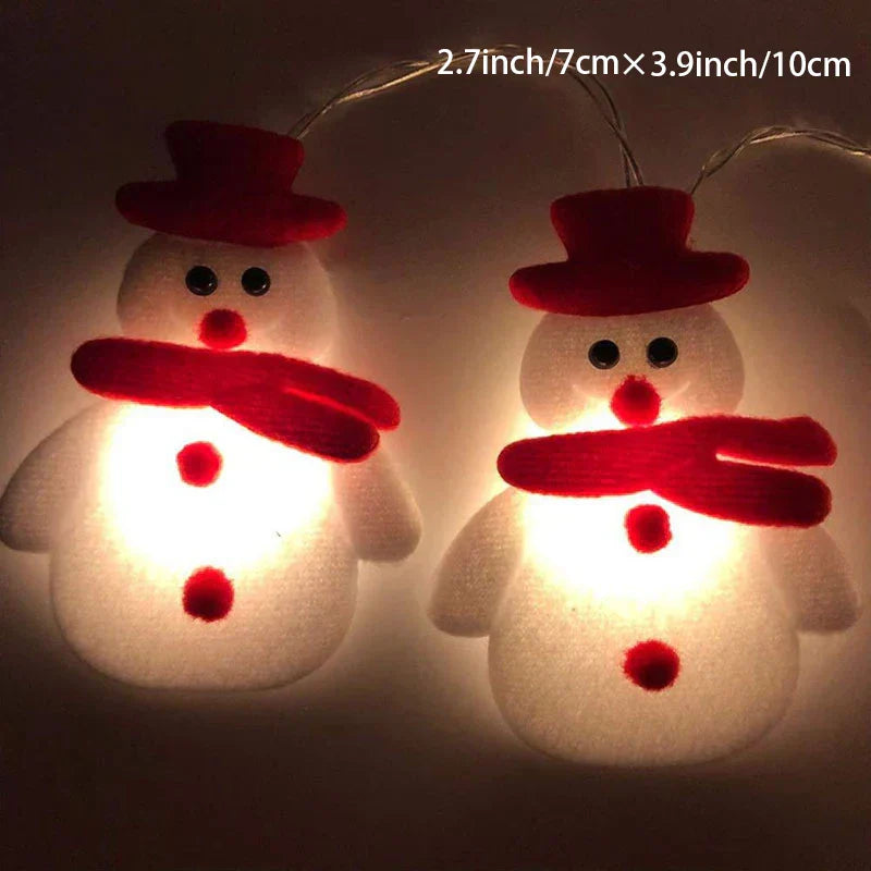 WinterZauber® Lampe de Table LED Bonhomme de Neige Conviviale pour une Ambiance Festive