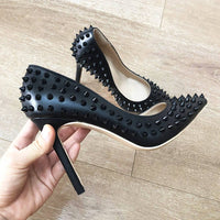 Scarpe Tacco Alto | Scarpe Eleganti Tacco | Decollete Borchiate black