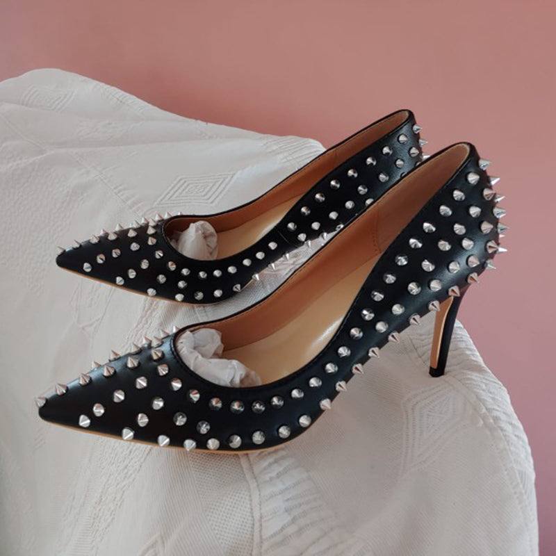 Scarpe Tacco Alto | Scarpe Eleganti Tacco | Decollete Borchiate