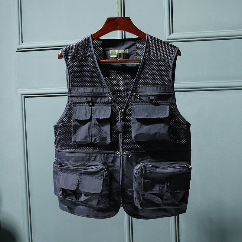 Vincent® Gilet Vintage Multi-Poches