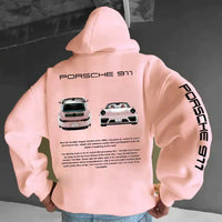Casimiro – Felpa Oversize con Stampa Auto per Uomo
